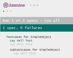Jasmine Testfälle