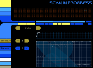 LCARS Design der Webanwendung