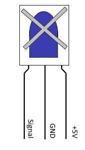 Aufbau der Infrarot Receiver Diode