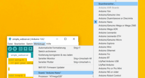 NodeMCI Bibliothek einbinden Schritt 1