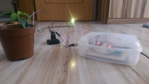 Blumentopfüberwachung mit dem Bodenfeuchtesensor und einem Arduino Nano