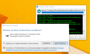 Arduino IDE Installieren Schritt5 Install Treiber1