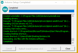 Arduino IDE Installieren Schritt6 Fertig