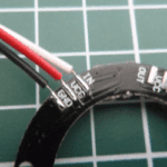 Breadboardkabel am 12bit NeoPixel Ring