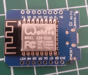 Wemos D1 Mini (Ansicht von unten)