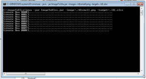 Ausgabe auf der Konsole des JavaArchives 
