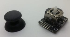 Knauf & elektronik des Joysticks.