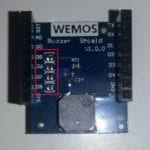 Buzzer Shield - Lötstellen für D5, D6, D7, D8
