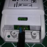 Anschluss der 230V Stromleitung