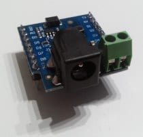Wemos D1 mini Shield - DC Power Shield