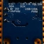 Rückseite des Mini Arduinos