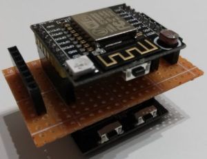 Witty Cloud DIY Expansionboard zusammen gesteckt