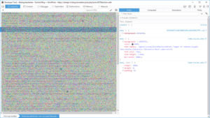 Developerkonsole des Mozilla FireFox