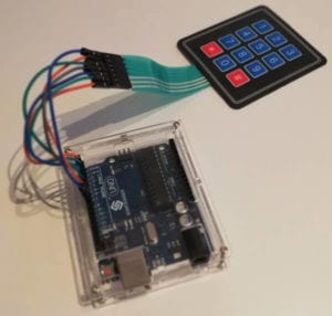 3x4 Matrix Tastatur am Arduino UNO