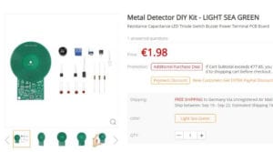 Metall Detektor auf Gearbest