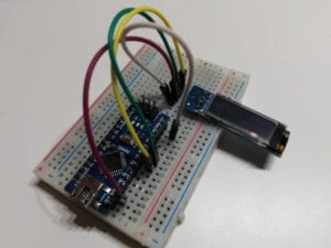 Arduino NANO mit 0,91 Zoll OLED Display