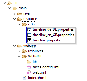 Propertiesdateien für das Projekt 