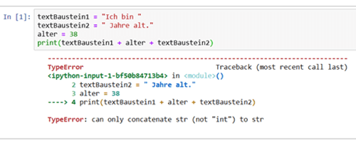 Python - Fehlerbehandlung
