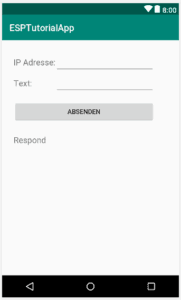 ESPTutorialApp - Layout