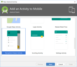 Navigation Drawer Activtiy