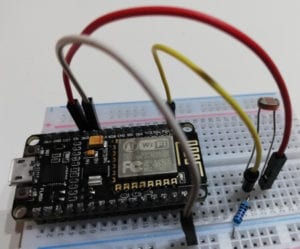NodeMCU mit Fotowiderstand
