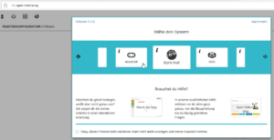 Auswahl des Microcontrollers im Lab der Webanwendung 