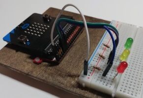 BBC micro:bit mit 3 LEDs