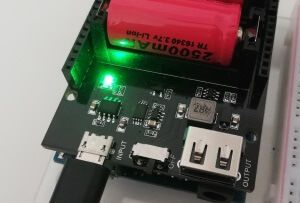 Batterieshield, Ladevorgang beendet