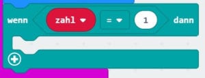MakeCode - Bedingteabfrage