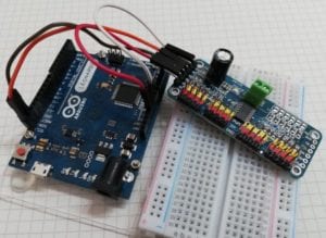Servo Driver Modul PAC9685 am Arduino Leonardo