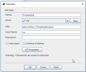 SQuirreL - Alias Einstellungen
