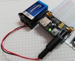 Stromversorgung für das Breadboard