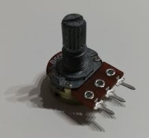 Drehpotentiometer mit einem Wert von 50kOhm