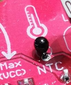 NTC-Widerstand auf dem Rich Shield von Open-Smart