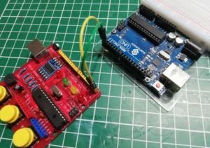 Aufbau - zwei Arduinos über RX & TX verbunden