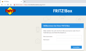 Fritz!Box per Adresse über ddnss.de erreichbar