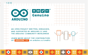 Splashscreen der Arduino IDE Vers. 1.8.10