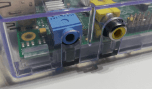 Raspberry PI Modell B+ 3,5mm Klinkenbuchse
