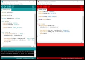 Fenster, Arduino IDE und Energia IDE