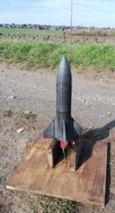 startbereite Rakete