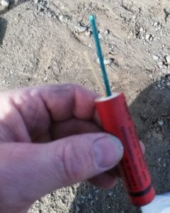 Treibladung C6-2 mit Zündschnur