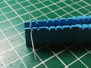 Metallschicht Widerstand auf der Widerstandsbiegebank