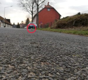 BLE-Nano , test der Reichweite im bebauten Gelände