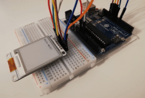1,54 Zoll E-Paper Display am Arduino UNO