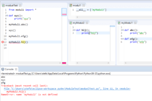 Import von Modulen in Python mit einem Sternchen