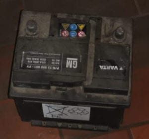 alte Autobatterie