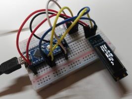 Sensor BME280 am Arduino Nano mit 0,91 Zoll Display