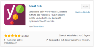 Wordpress Plugin - Yoast SEO