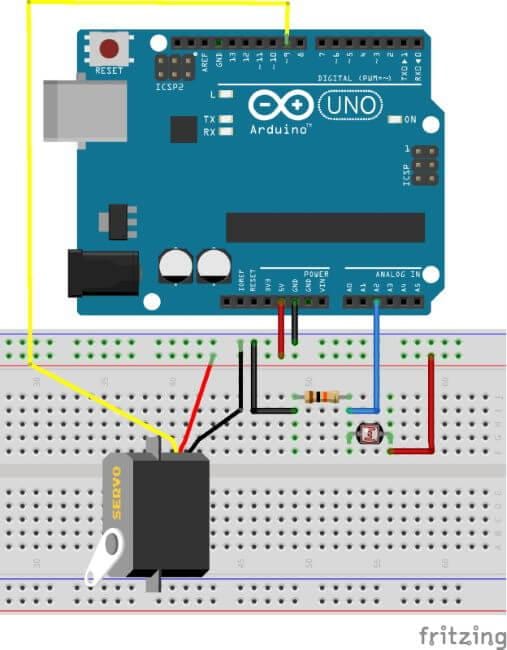 Aufbau der Schaltung, automatisieren von 