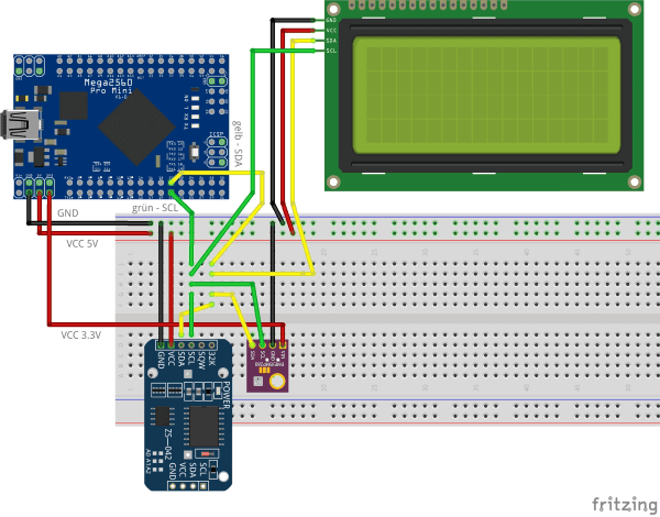 Aufbau der Schaltung 